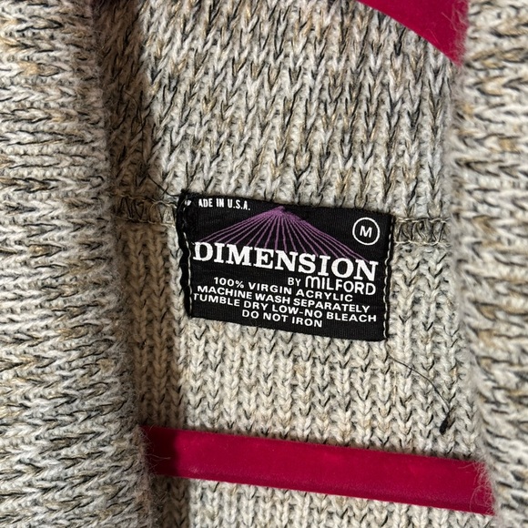 Vintage Dimension by Milford Reindeer Cardigan - Picture 2 of 5